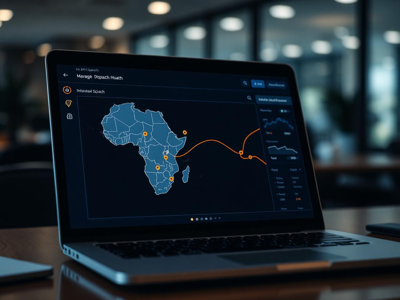 Dispatch dashboard for fleet operations
